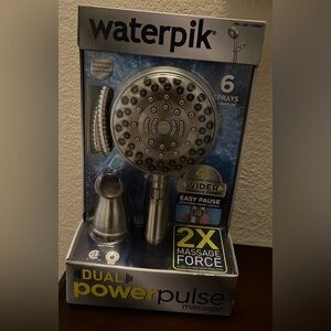 Waterpik 6-Spray Shower Head in Silver